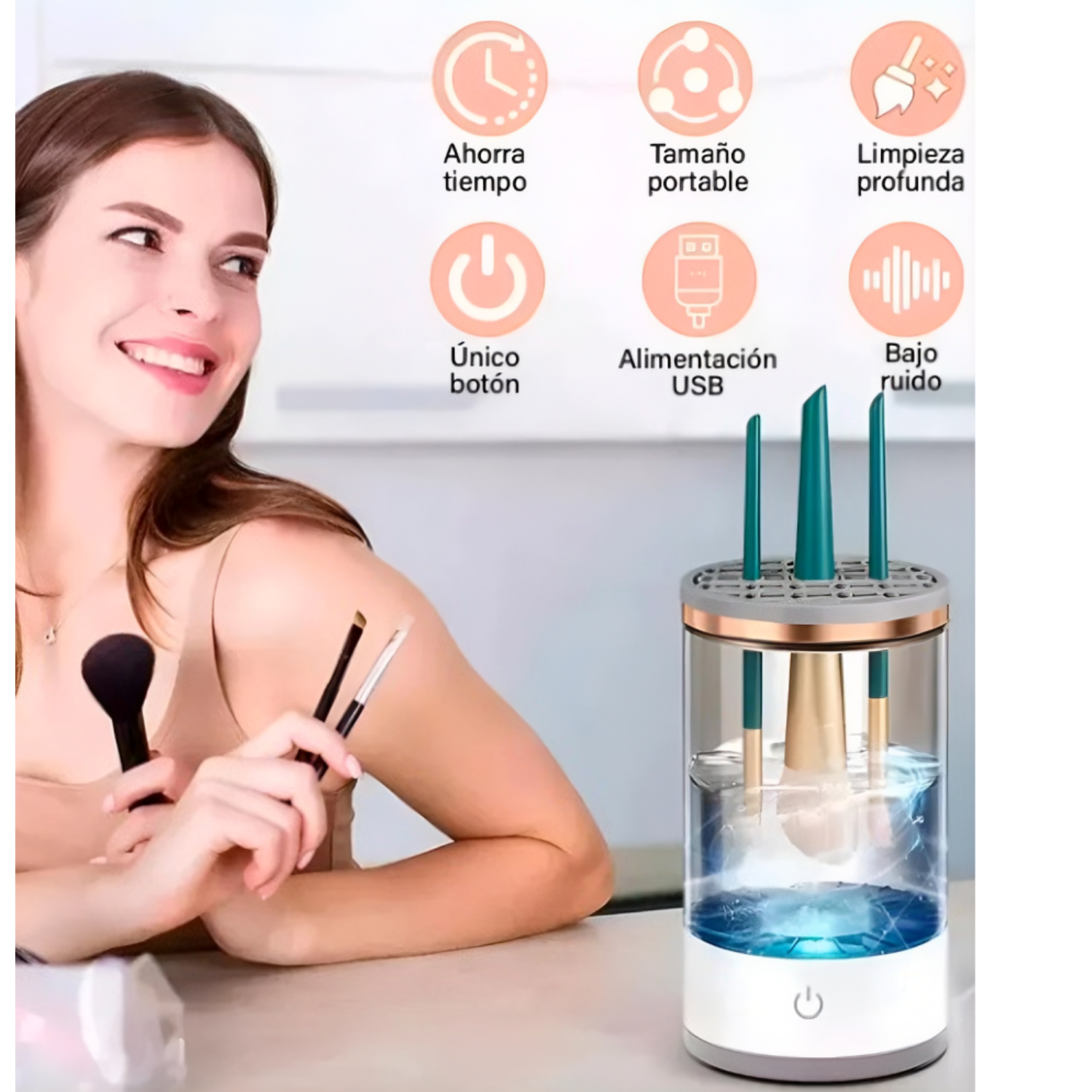 Limpiador Eléctrico de Brochas