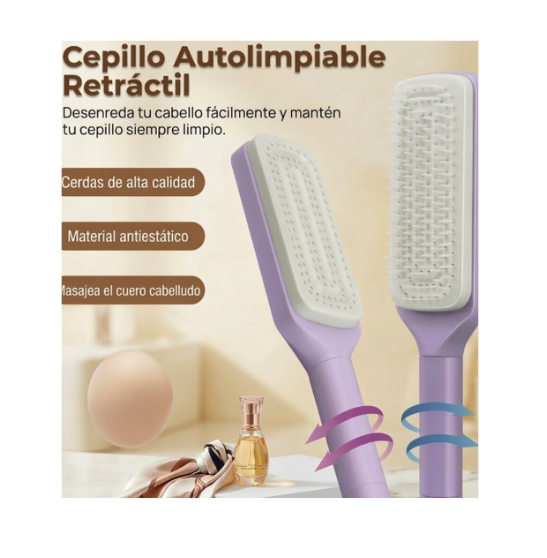 Cepillo Autolimpiable Retráctil