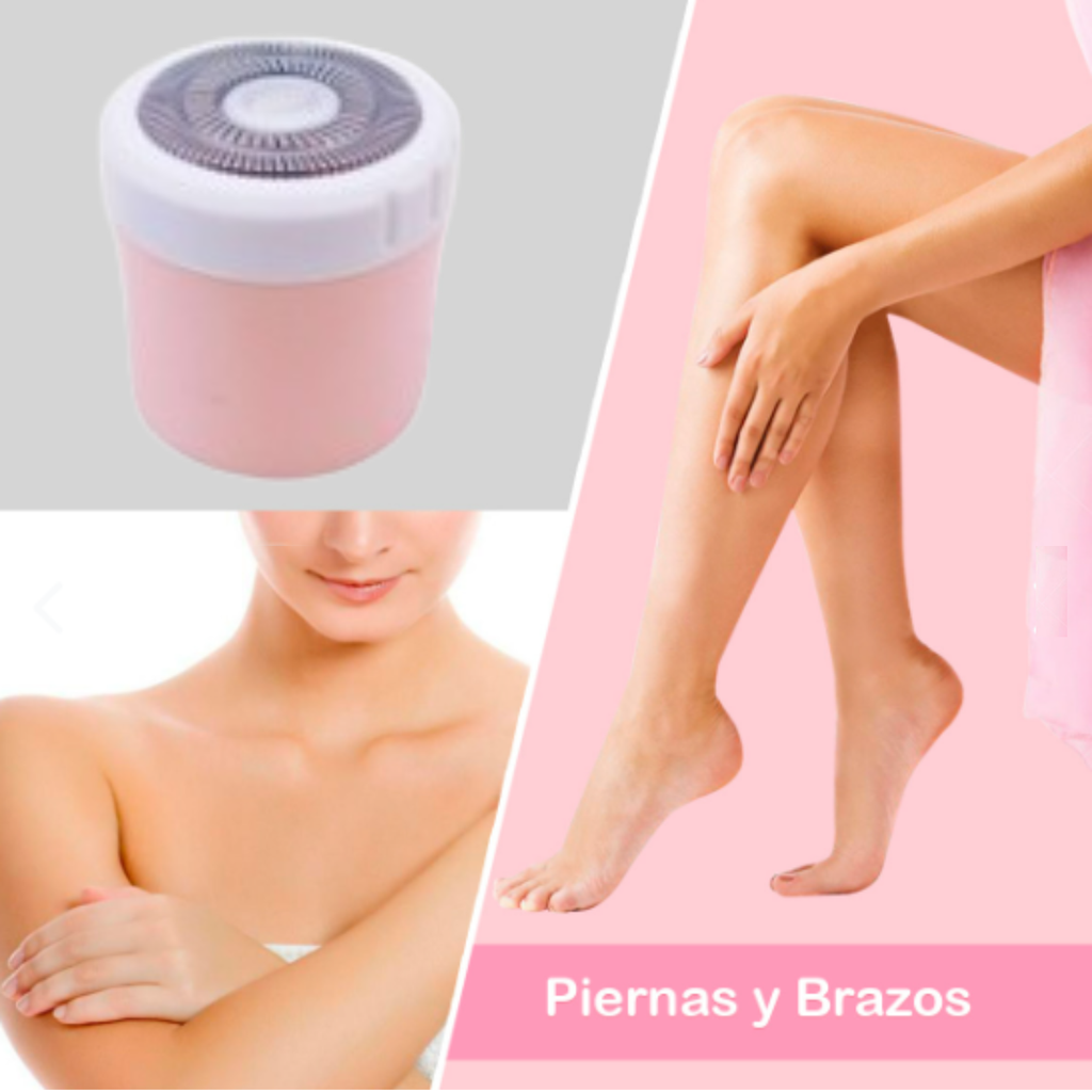 Depiladora 4 en 1 Recargable para Cuerpo y Rostro