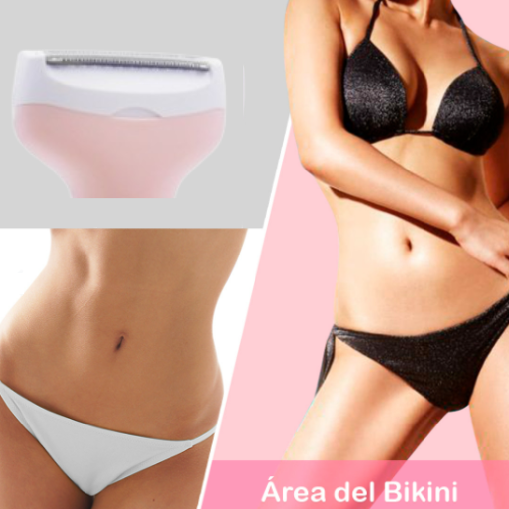 Depiladora 4 en 1 Recargable para Cuerpo y Rostro