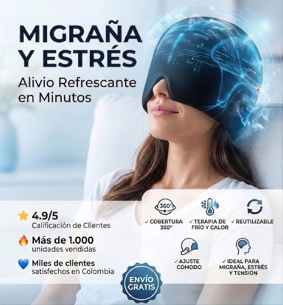Gorro De Gel Para Aliviar La Migrana