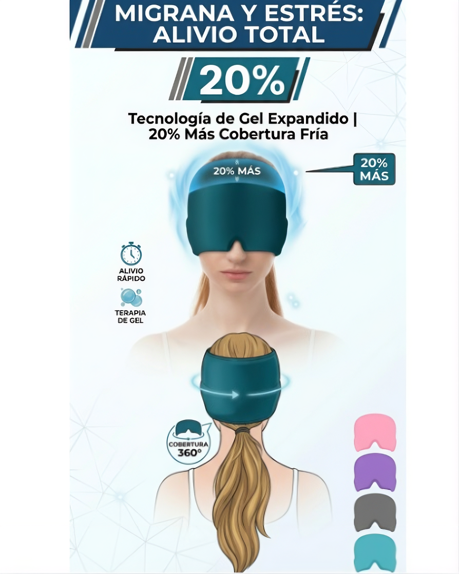 Gorro De Gel Para Aliviar La Migrana