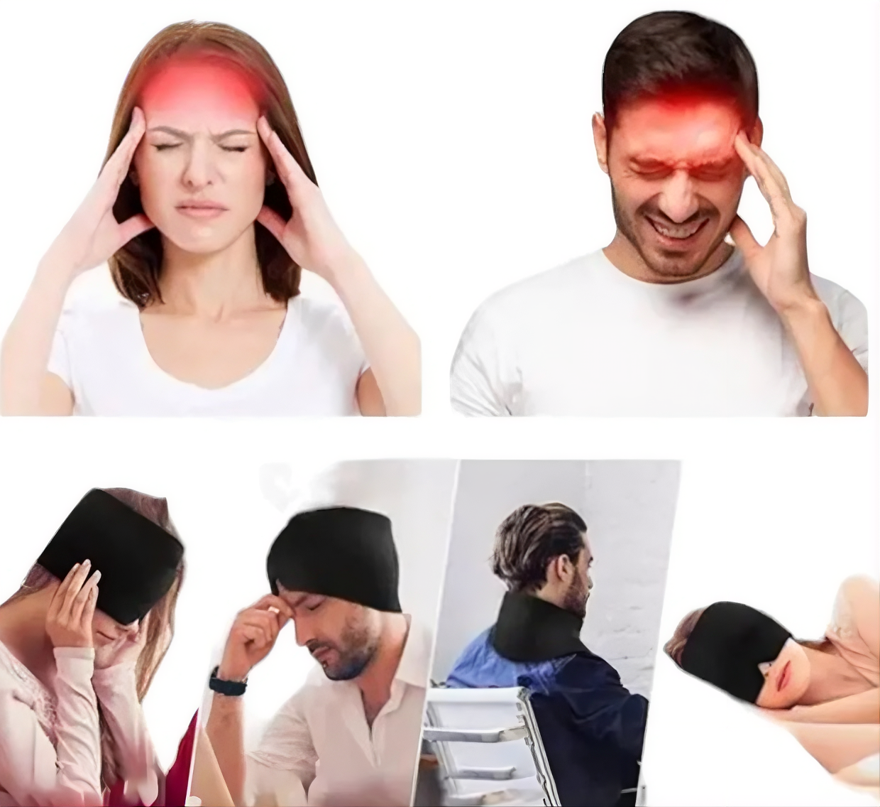 Gorro De Gel Para Aliviar La Migrana