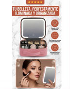 Cosmetiquera con Luz LED