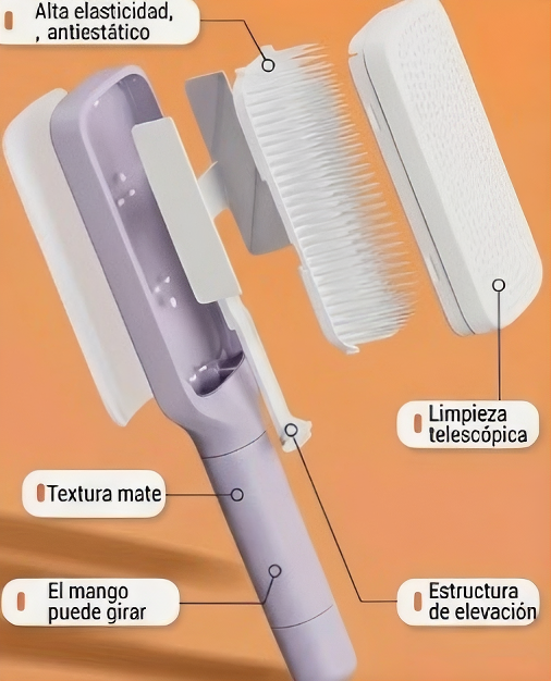 Cepillo Autolimpiable Retráctil